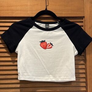 Small graphic crop top